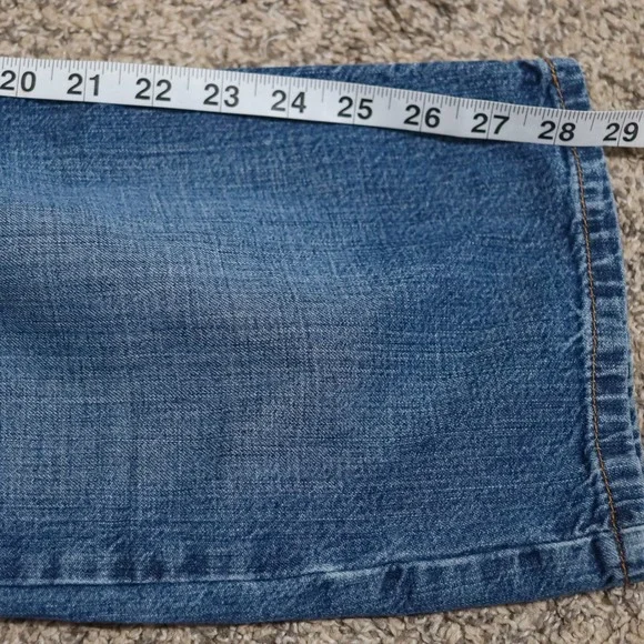 Vintage Polo Jeans Co Ralph Lauren Saturday Jean Womens 8x29 Blue Straight Leg - Picture 8 of 12